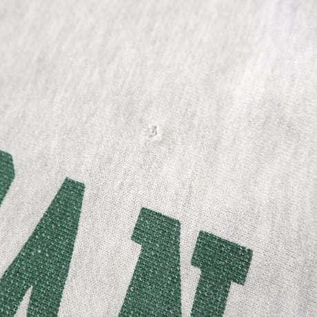 80's CHAMPION RW SWEAT "MICHIGAN STATE" 染み込み プリント Lサイズ USA製