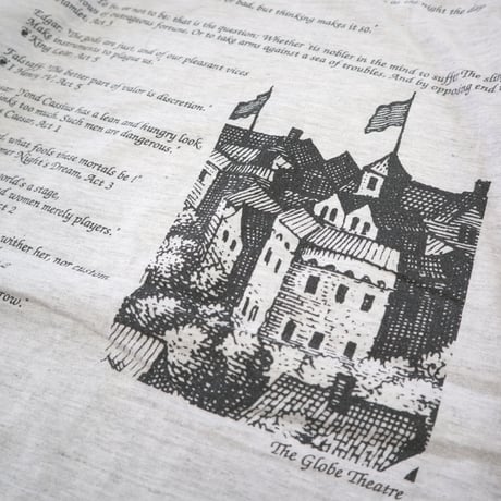 90's～00's unknown "William Shakespeare" 両面 プリント Tシャツ XXLサイズ