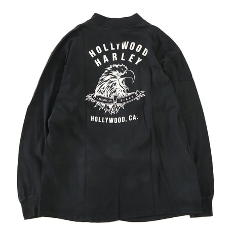 80's Harley Davidson "3D Emblem" "両面" LS Tシャツ XLサイズ USA製