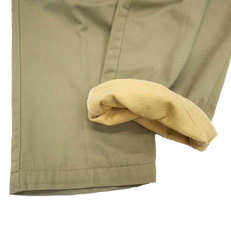 80's L.L. Bean×Dickies "裏フランネル" Chino Work Pants
