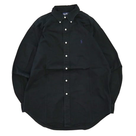 90's Ralph Lauren "Solid Black" BD Shirt Mサイズ