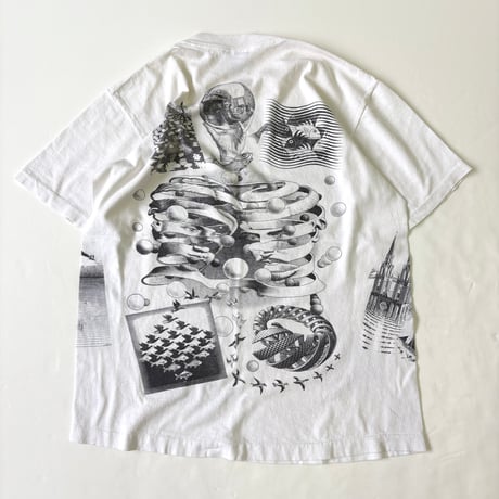 90's ANDAZIA "M.C. Escher Multi" Tシャツ Lサイズ USA製