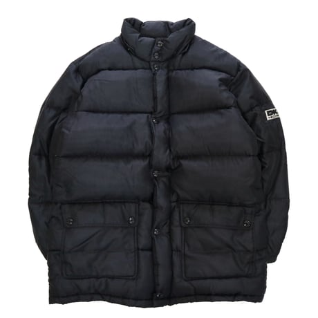 "Big Size" 90's～ DKNY リップストップ ナイロン ダウン ジャケット Black Lサイズ