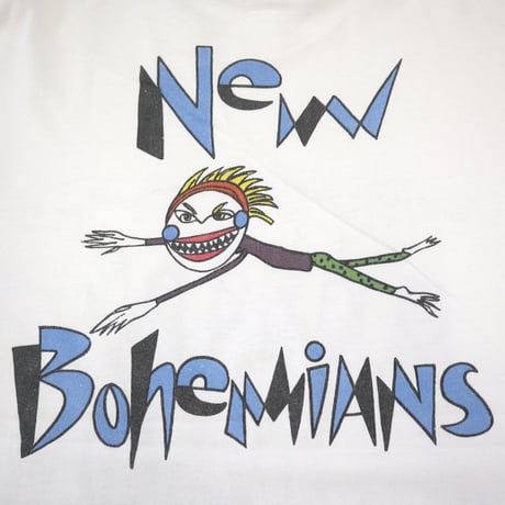 80's Fruit of the loom "New Bohemians" "両面" Tシャツ USA製 Lサイズ