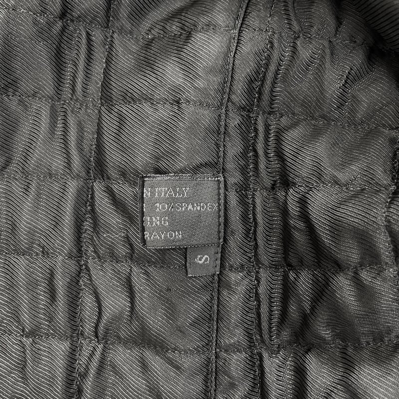 【Vintage】PRADA ナイロンコート M 中綿 チャコールグレー Vintage】PRADA ナイロンコート M 中綿 チャコールグレー