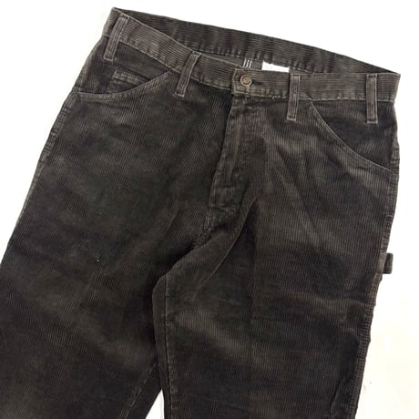 "Rare" "Black Fade" 80's～ Dickies Corduroy Painter Pants 32×32
