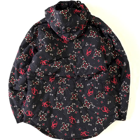 "Rare Color" ～90's L.L. Bean "Ski Bandana Pattern" Nylon Anorak Jacket