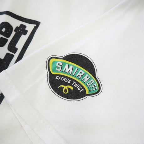 90's Hanes "SMIRNOFF" "3面" Tシャツ  Lサイズ