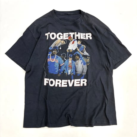 80's Beastie Boys×RUN DMC "Together Forever" "両面" Tシャツ