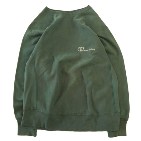 80's CHAMPION RW SWEAT "目なし" "Script Print" XLサイズ USA製