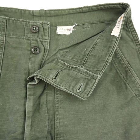 60's US ARMY "Baker Pants" Utility Trousers W34