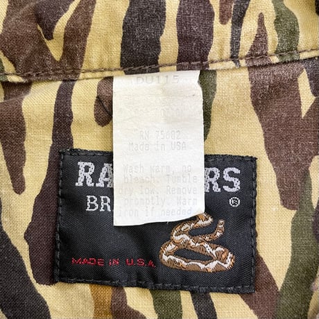 90's RATTLERS Real Tree Camouflage Shirt USA製