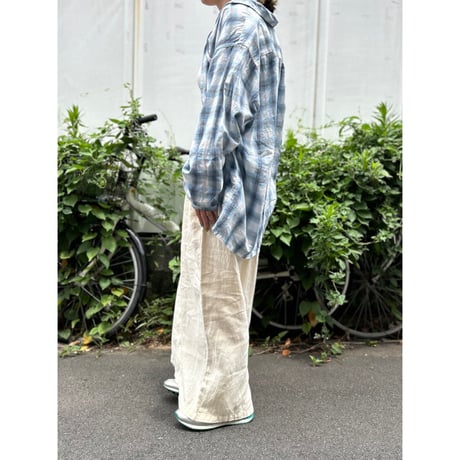 90's～ willow Linen Long Skirt USA製
