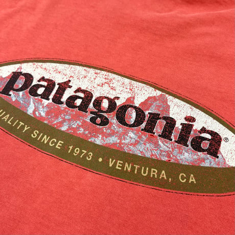 "Good Fade" 90's Patagonia "Oval Logo" Tシャツ Lサイズ USA製