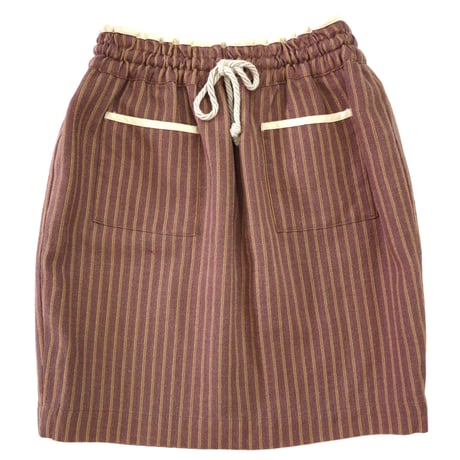 "Women's" Deadstock Theatre PRODUCTS Stripe Mini Skirt JAPAN製
