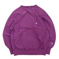90's CHAMPION RW SWEAT Solid Purple XLサイズ USA製
