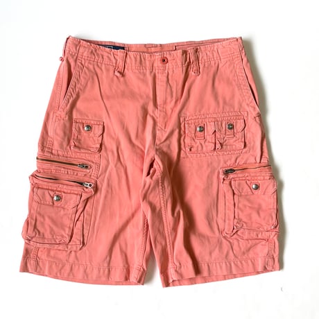 "Rare Color" 90's～ Polo Ralph Lauren "Multi Pocket" Cargo Short Pants W34