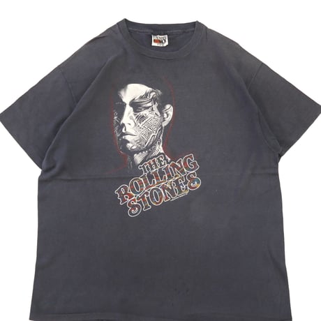 80's Hanes "The Rolling Stones" "TATOO YOU" 両面 プリント Tシャツ XLサイズ USA製