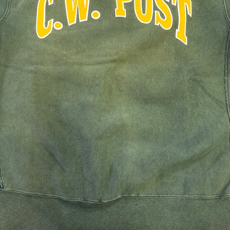 "Good Fade" 90's CHAMPION RW SWEAT "C.W. POST" Lサイズ USA製