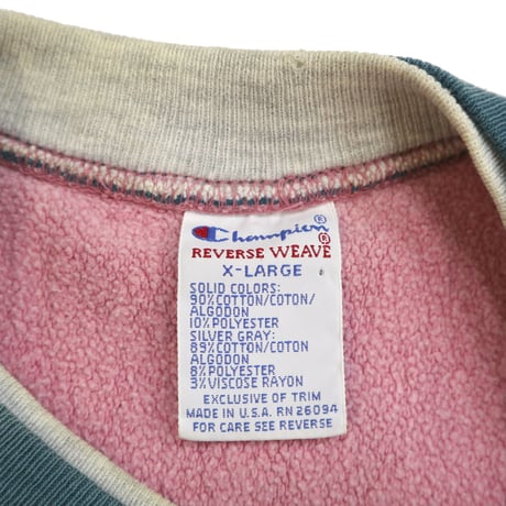 90's CHAMPION RW SWEAT "エルボーパッチ" XLサイズ USA製