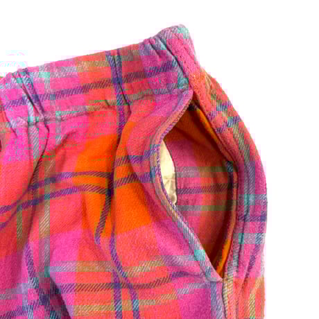 Wild Things Tartan Check Flannel Easy Pants Mサイズ