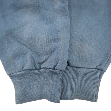 80's CHAMPION "珍ピオン" Vネック スウェット パーカー Smoke Blue XLサイズ USA製