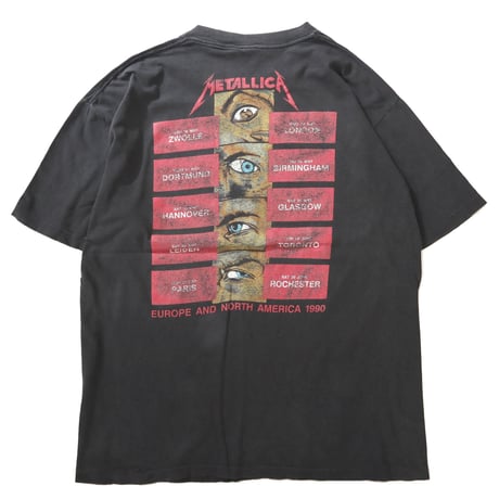 90’s BROCKUM METALLICA "pushead" 両面 プリント Tシャツ XLサイズ USA製