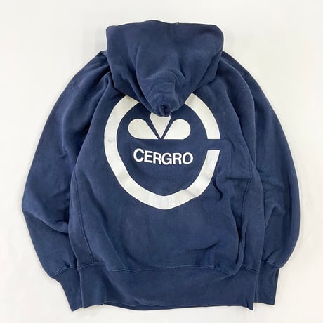 90's CHAMPION RW SWEAT PARKA "CERGRO" "両面" XLサイズ USA製