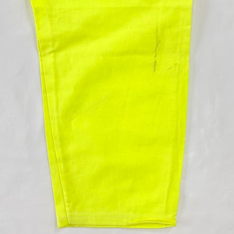 Deadstock Carlos "Neon Yellow" Easy Pants Sサイズ ITALY製