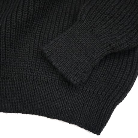 Northern Watters Knitwear "Black" Wool Sweater CANADA製