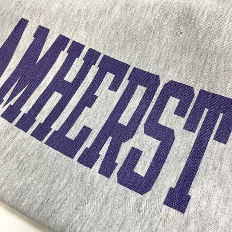 80's CHAMPION RW SWEAT PARKA "AMHERST" "両面" "染み込み" XLサイズ USA製