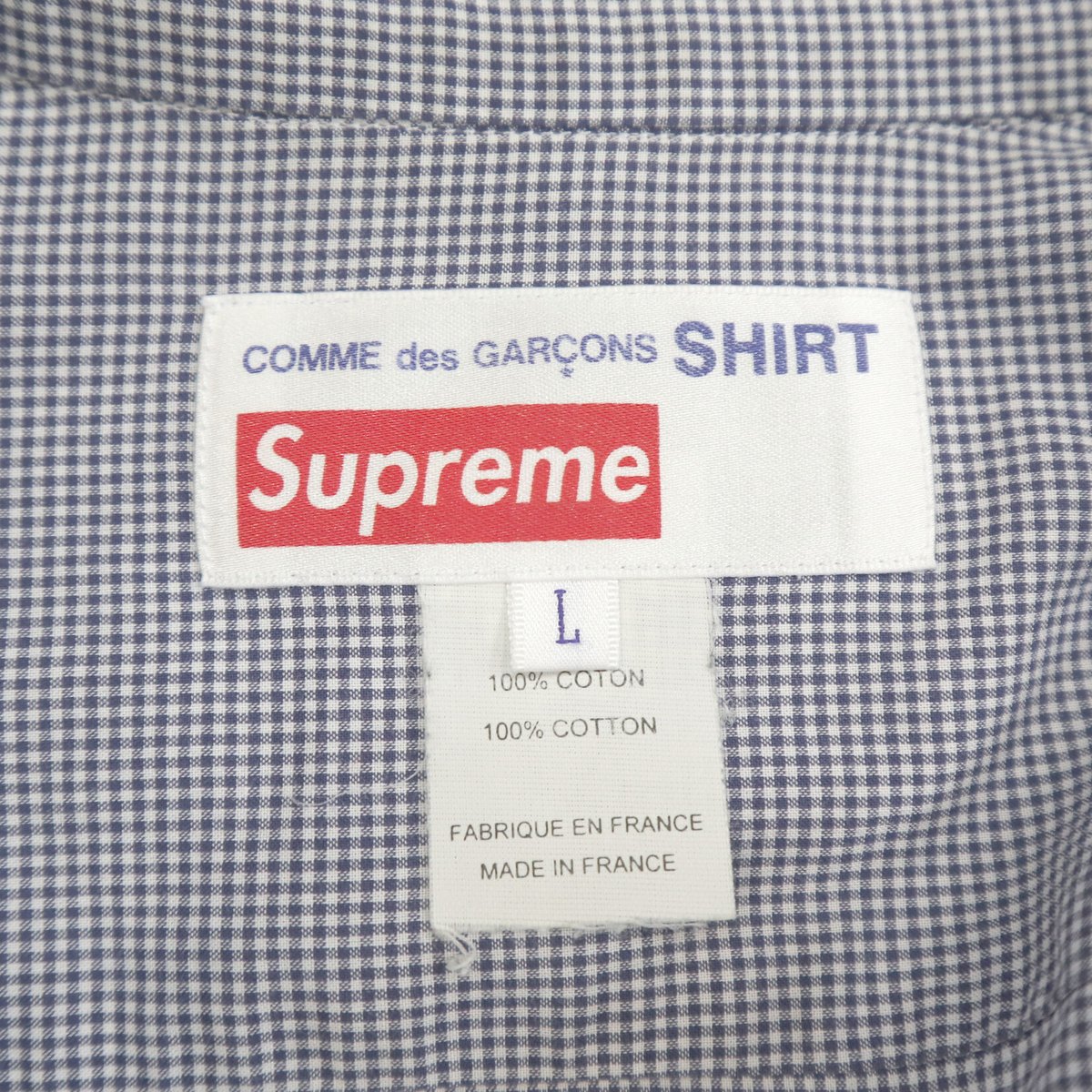 SUPREME×COMME des GARCONS SHIRT 