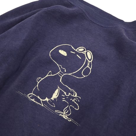 80's～ Snoopy "Red baron" スウェット Lサイズ USA製