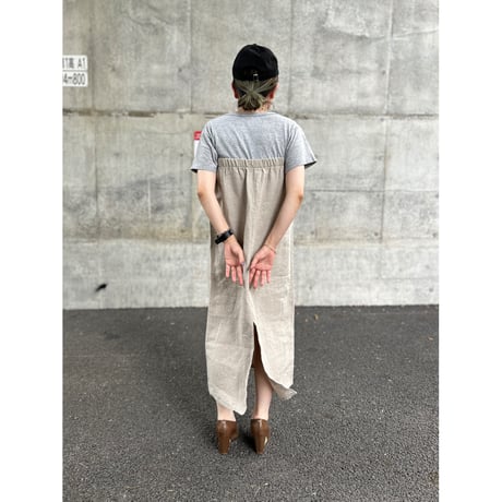 90's～ Jackies John Linen Long Skirt USA製