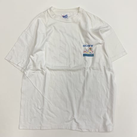90's Hanes "Sony" 両面 プリント Tシャツ XLサイズ USA製