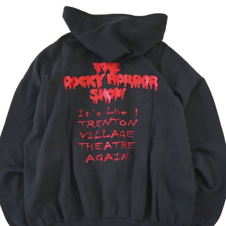 90's～ "The Rocky Horror Show" 両面 プリント フルジップ パーカー