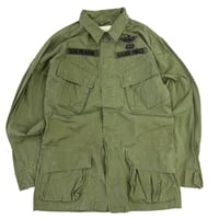 60's US ARMY "Non Rip" "3rd" Jungle Fatigue Jacket Small Regular