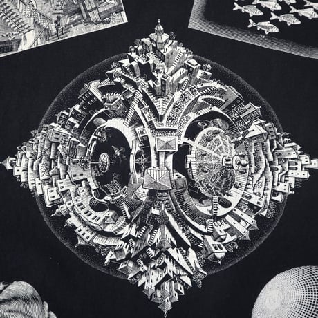 90's ANDAZIA "M.C. Escher Multi" Tシャツ XLサイズ USA製