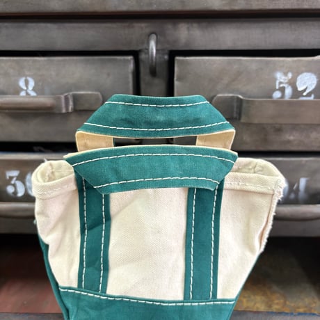 "Rare" "Mini" ～90's L.L. Bean "1色タグ" BOAT AND TOTE Canvas Bag