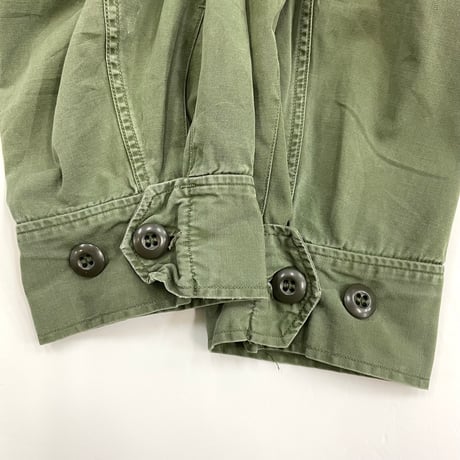 "Rare Size" 60's US ARMY Jungle Fatigue 3rd "Non Rip" Jacket (fits XL Short)
