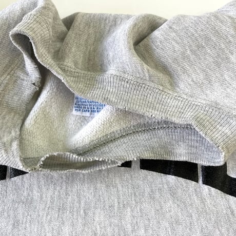 90's CHAMPION RW SWEAT "GRINNELL～" 両面 プリント XLサイズ USA製