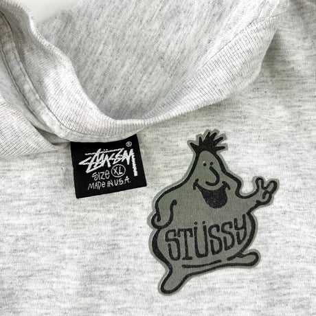 80's～90's OLD STUSSY 黒タグ "Mr.Blob" XLサイズ USA製