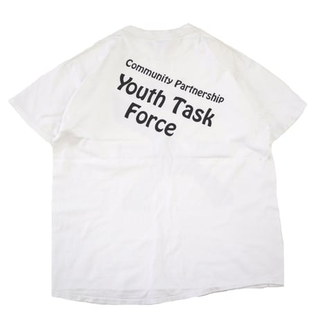 90's～ DELTA "Message" 両面 プリント Tシャツ XLサイズ