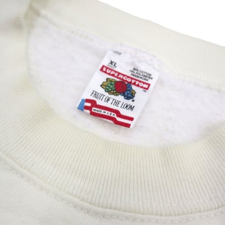 ～90's Fruit of the loom "Super Cotton" "Microsoft" プリント スウェット XLサイズ USA製