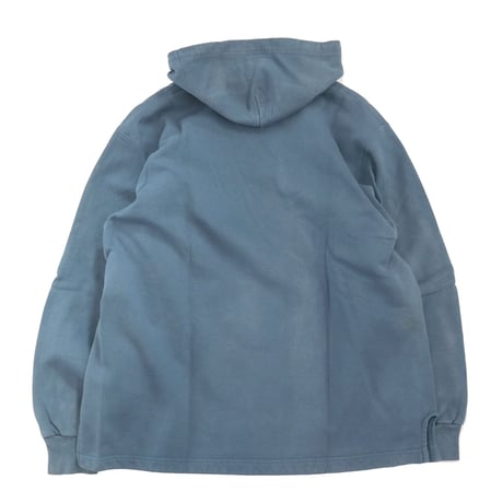 80's CHAMPION "珍ピオン" Vネック スウェット パーカー Smoke Blue XLサイズ USA製
