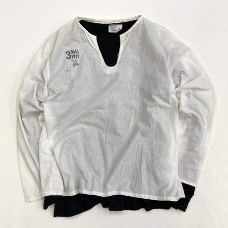 70's Czech ARMY "Stencil" Sleeping Shirt