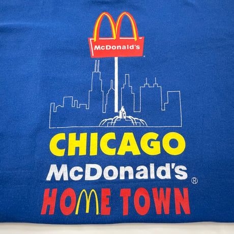 ～00's McDonald's "McFLURRY" 両面 プリント Tシャツ  Lサイズ