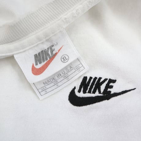 90's NIKE "Embroidery" LS Tシャツ XLサイズ USA製