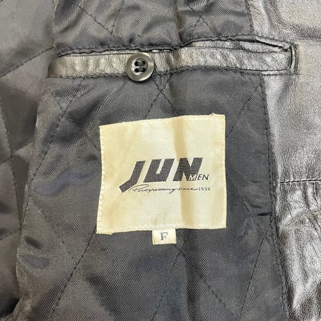 90's～ JUN MEN Sheep Leather Half Coat