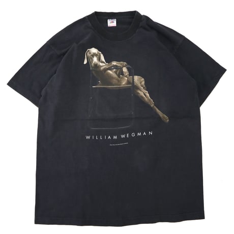 90's Fruit of the loom "William Wegman" プリント Tシャツ XLサイズ USA製
